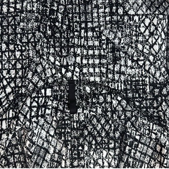 Lululemon Define Jacket Luxtreme Tectonic Jacquard White Black size 4 NWOT - Picture 4 of 6